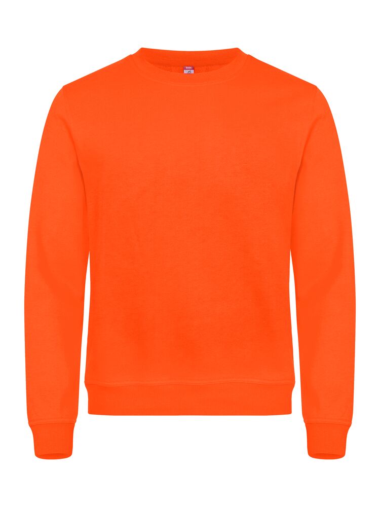 Clique Basic Roundneck signaaloranje