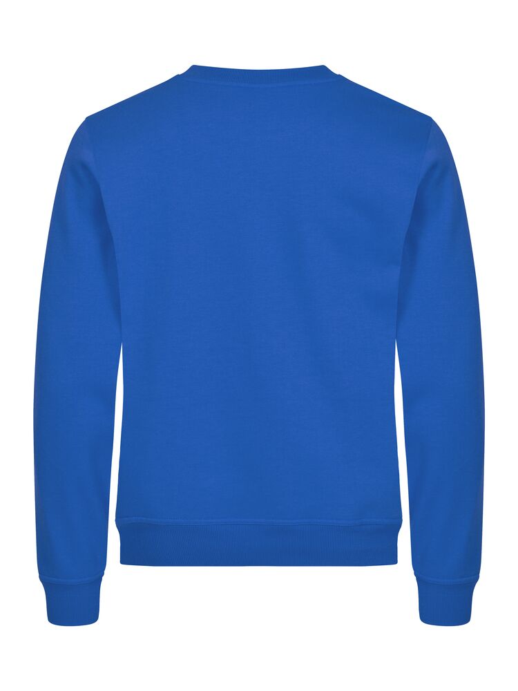 Clique Basic Roundneck kobalt achterkant