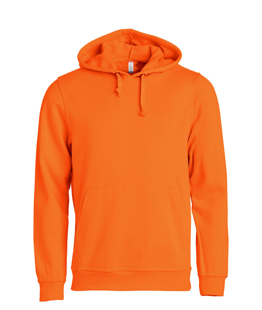 Clique Basic Hoody signaaloranje