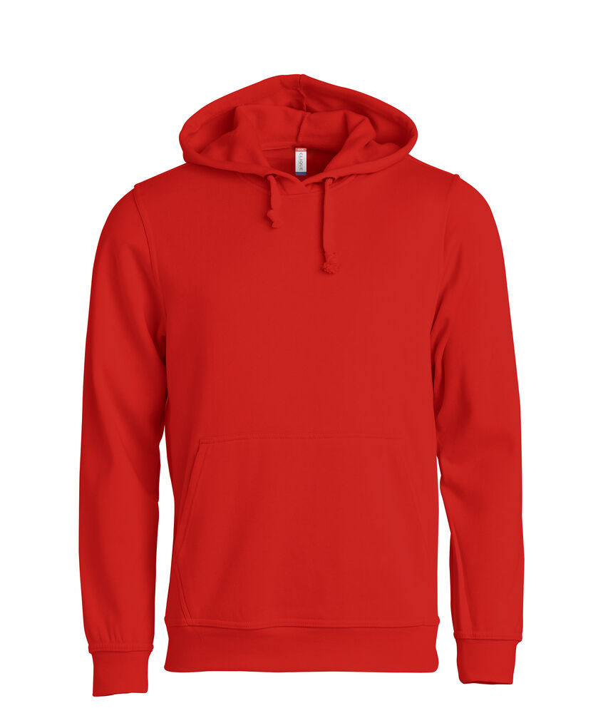 Clique Basic Hoody rood