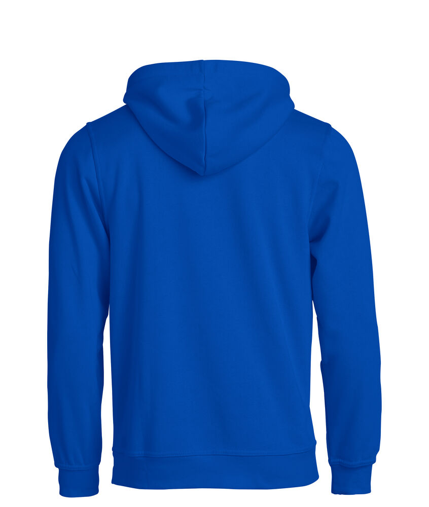 Clique Basic Hoody kobalt achterkant