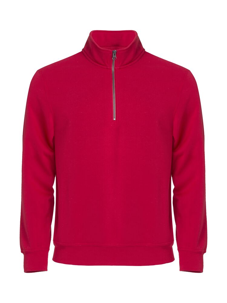 Clique Basic Half Zip rood