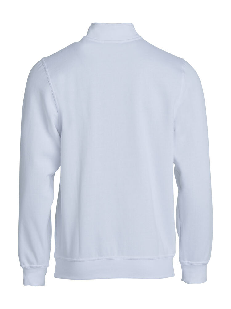 Clique Basic Half Zip wit achterkant
