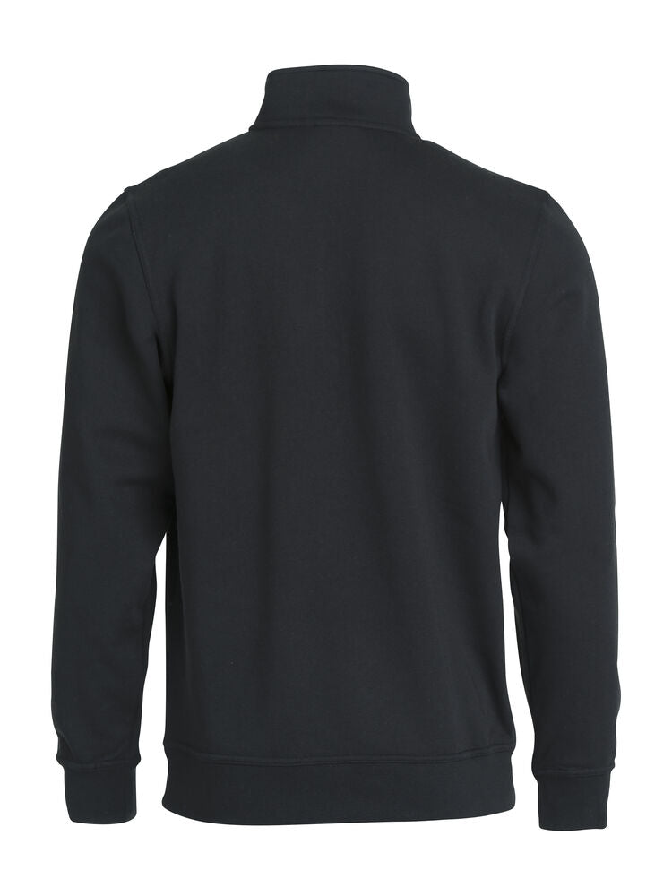 Clique Basic Half Zip zwart achterkant