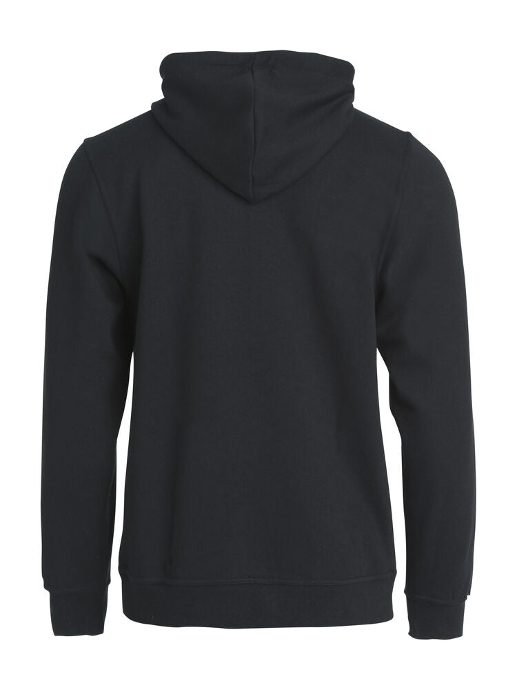 Clique Basic Hoody Full Zip Heren zwart achterkant