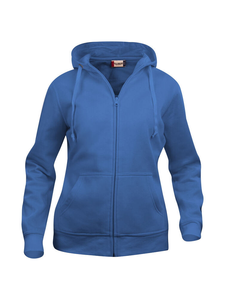 Clique Basic Hoody Full Zip Dames kobalt