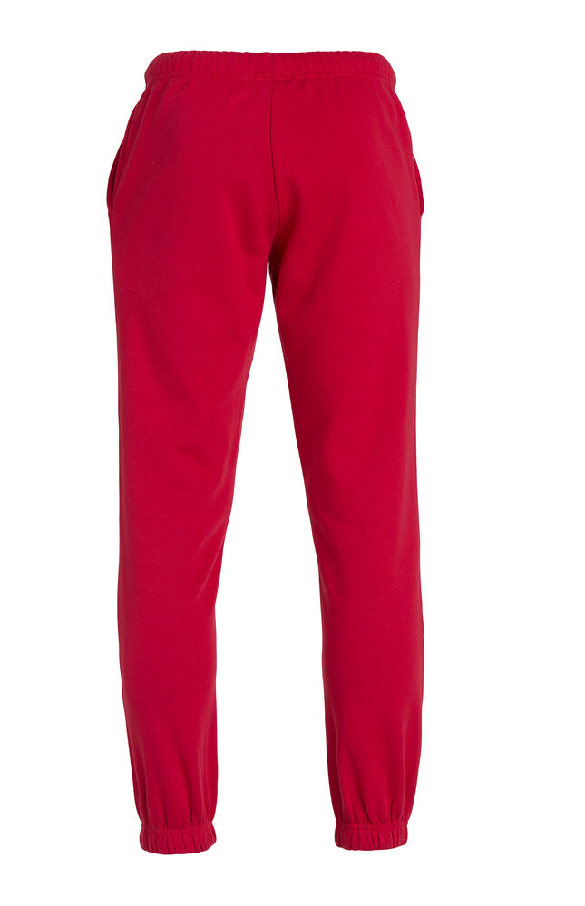 Clique Basic Pants rood achterkant