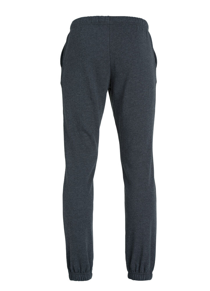 Clique Basic Pants antraciet melange achterkant