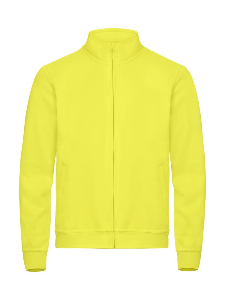 Clique Basic Cardigan Heren signaalgeel