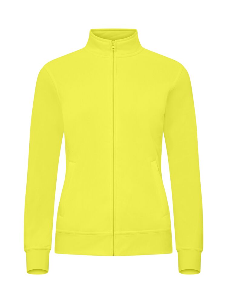 Clique Basic Cardigan Dames signaalgeel