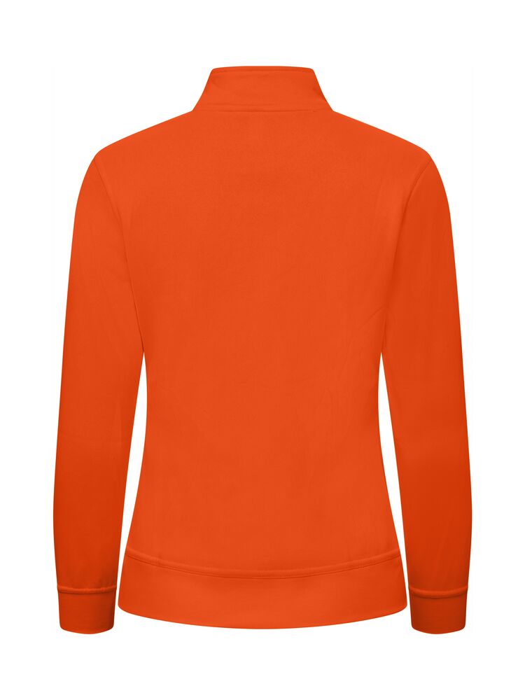 Clique Basic Cardigan Dames signaaloranje achterkant