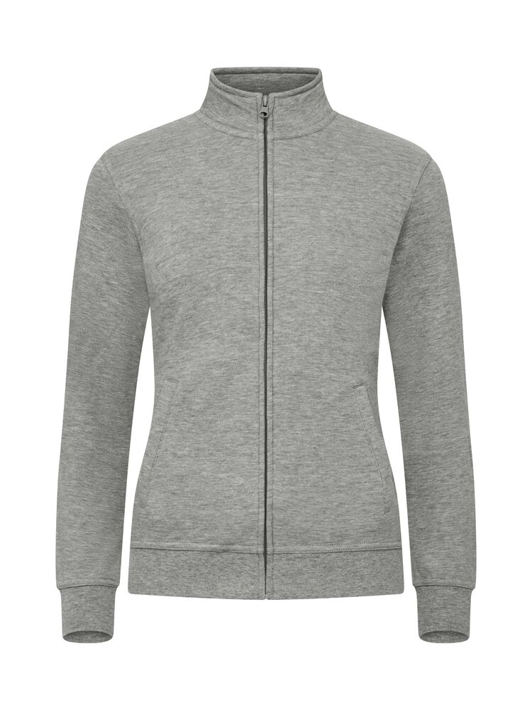 Clique Basic Cardigan Dames grijsmelange