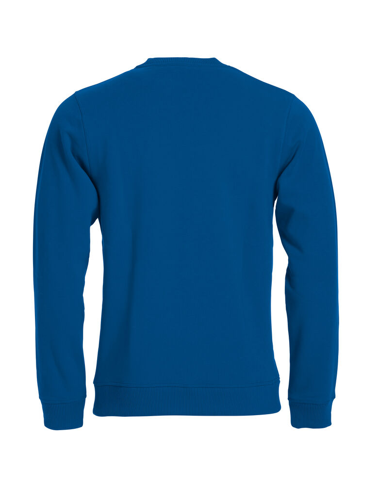 Clique Classic Roundneck kobalt achterkant