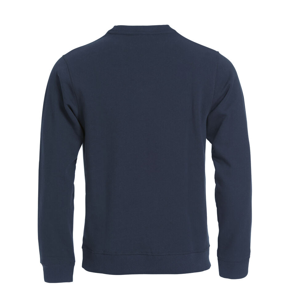 Clique Classic Roundneck dark navy achterkant