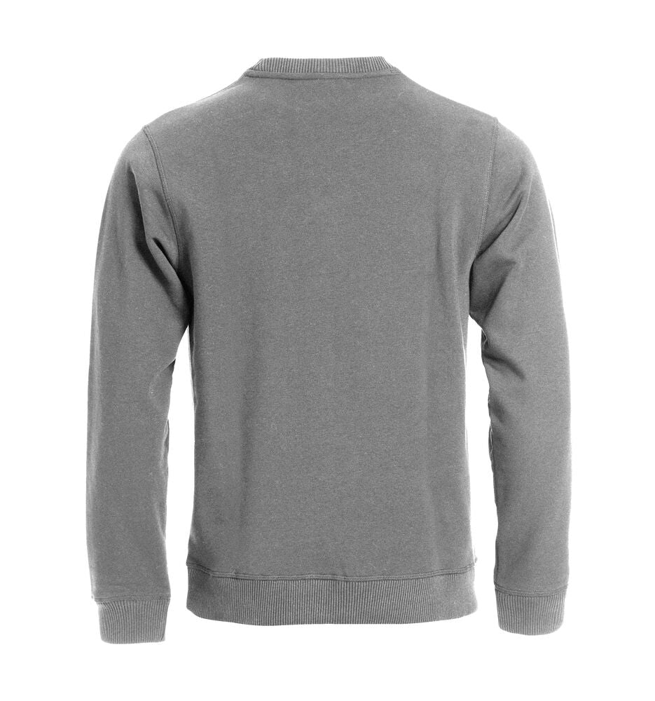 Clique Classic Roundneck grijsmelange achterkant