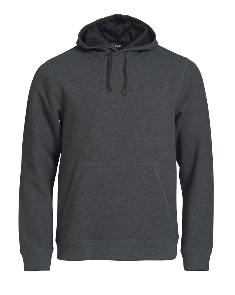 Clique Classic Hoody Heren antraciet melange