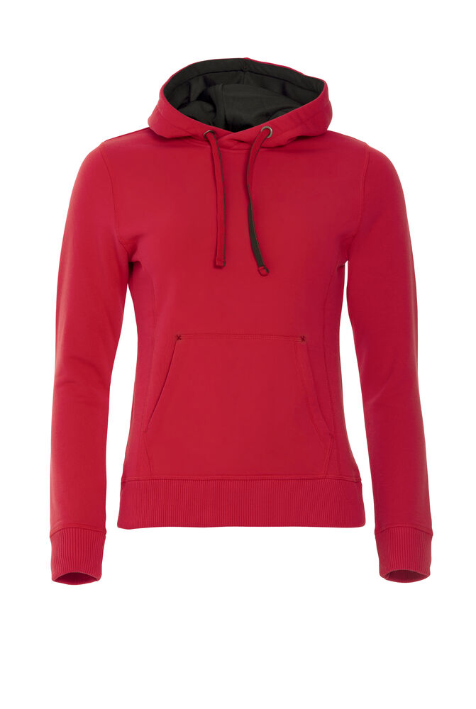 Clique Classic Hoody Dames rood