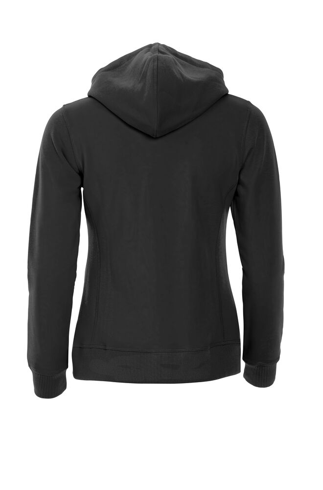 Clique Classic Hoody Dames zwart achterkant