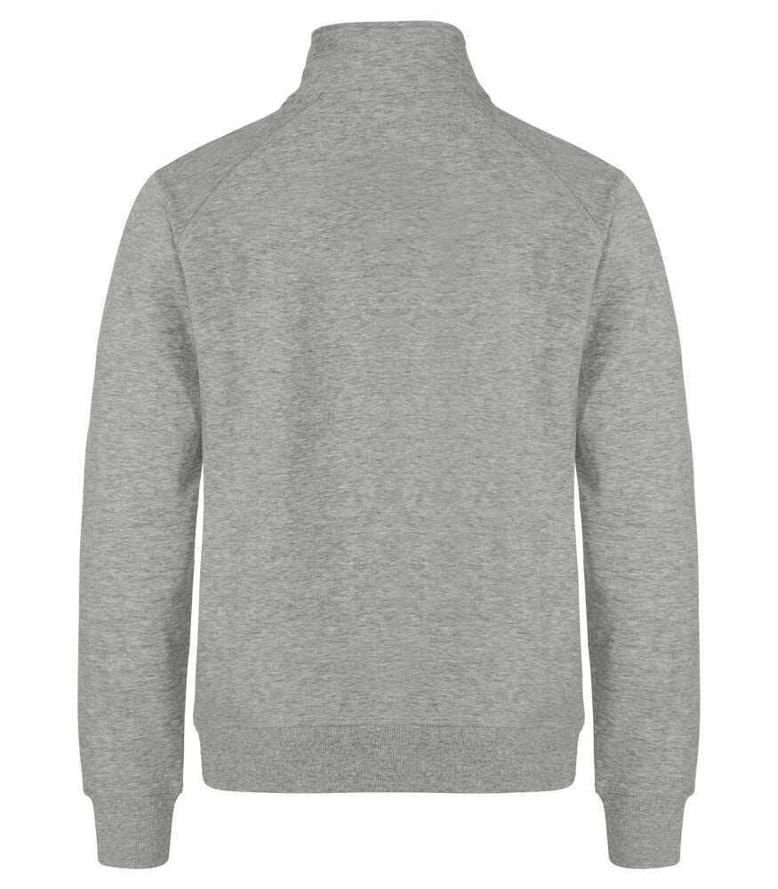 Clique Classic Half Zip grijsmelange achterkant
