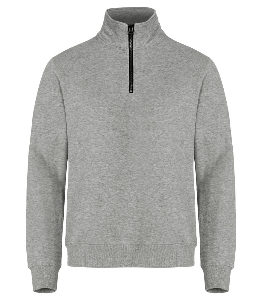 Clique Classic Half Zip grijsmelange