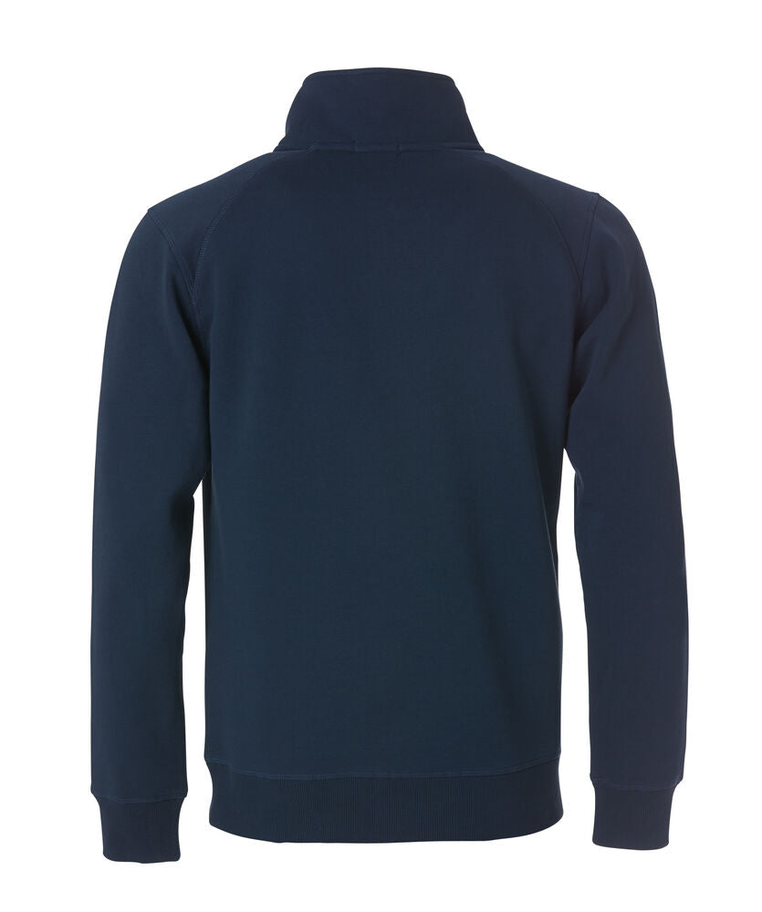 Clique Classic Half Zip dark navy achterkant