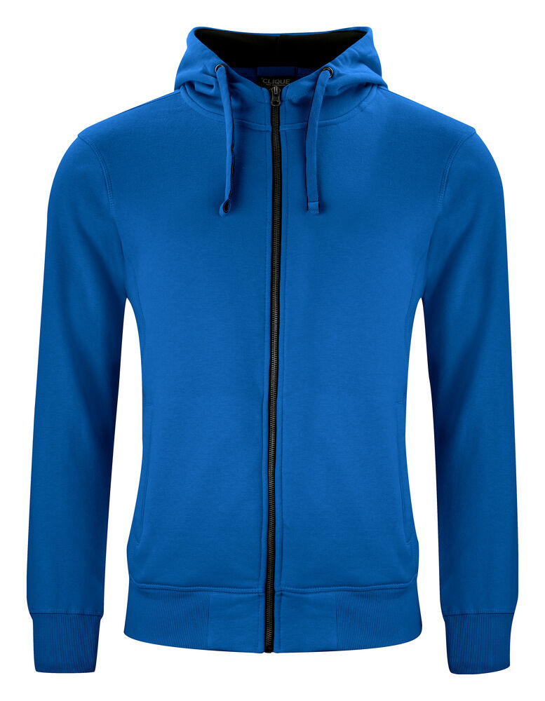 Clique Classic Hoody Full Zip Heren kobalt