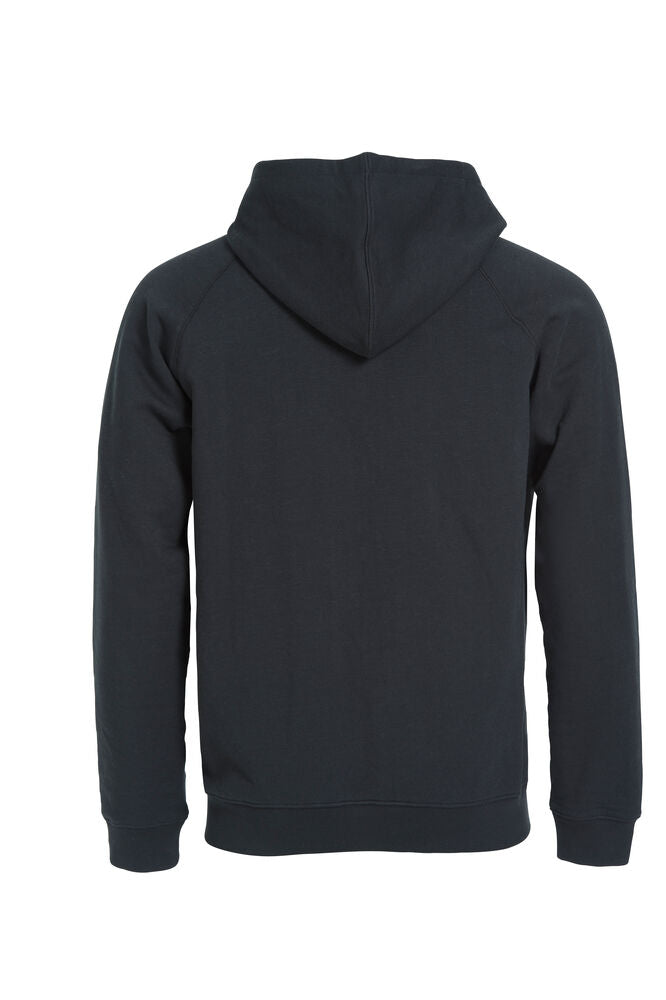 Clique Classic Hoody Full Zip Heren zwart achterkant