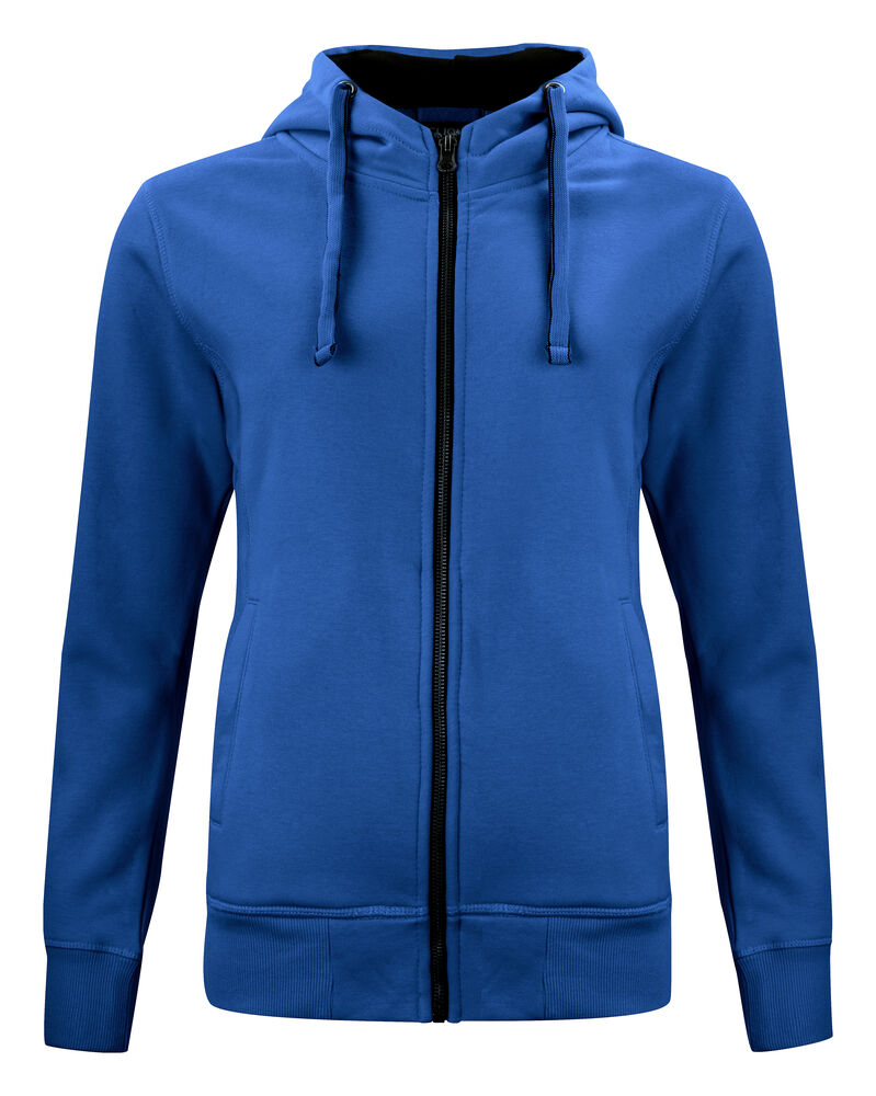 Clique Classic Hoody Full Zip Dames kobalt
