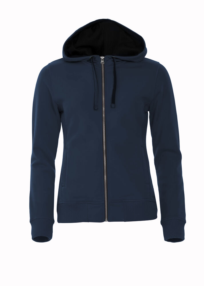 Clique Classic Hoody Full Zip Dames dark navy