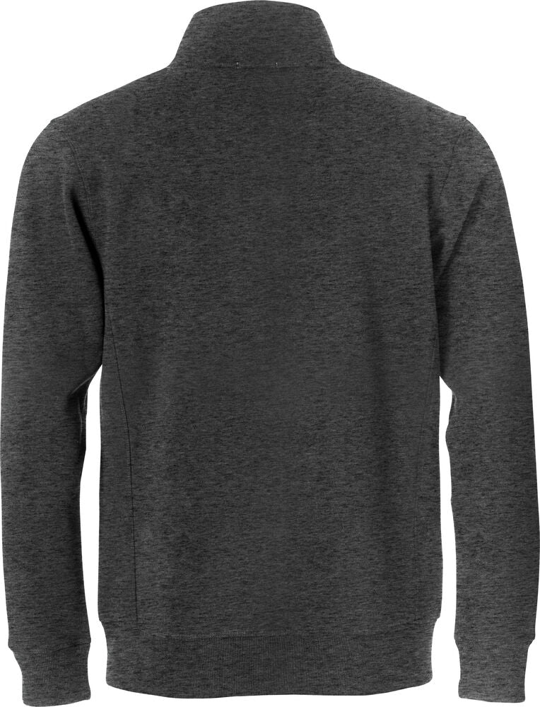 Clique Classic Cardigan Heren antraciet melange achterkant