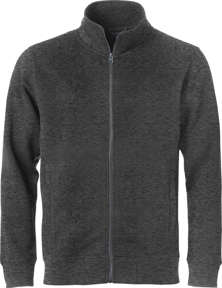 Clique Classic Cardigan Heren antraciet melange