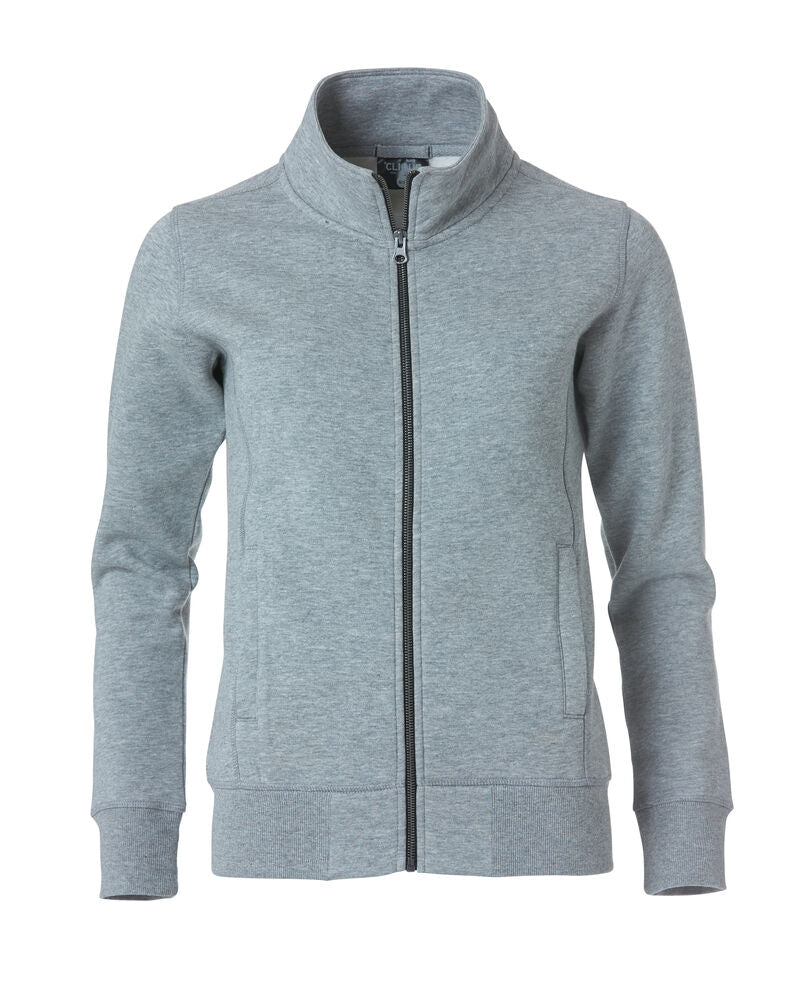 Clique Classic Cardigan Dames grijsmelange