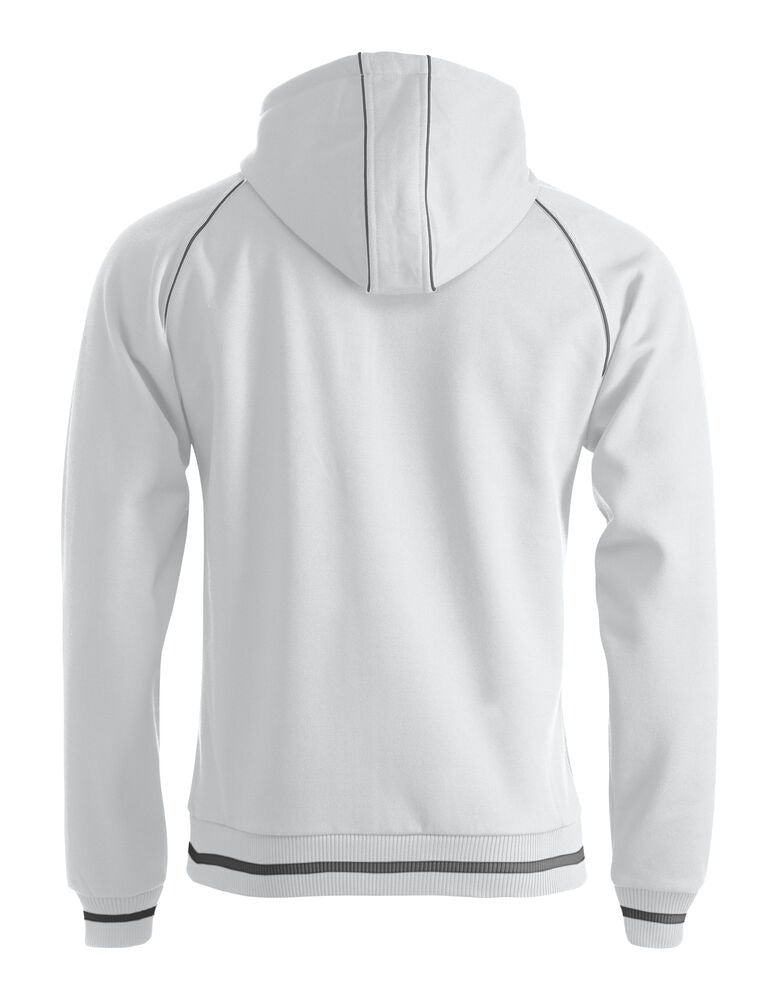 Clique Gerry Hooded Jack Heren wit achterkant