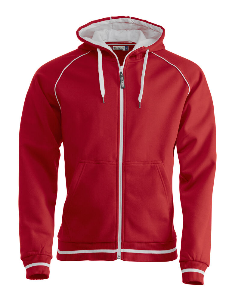 Clique Gerry Hooded Jack Heren rood