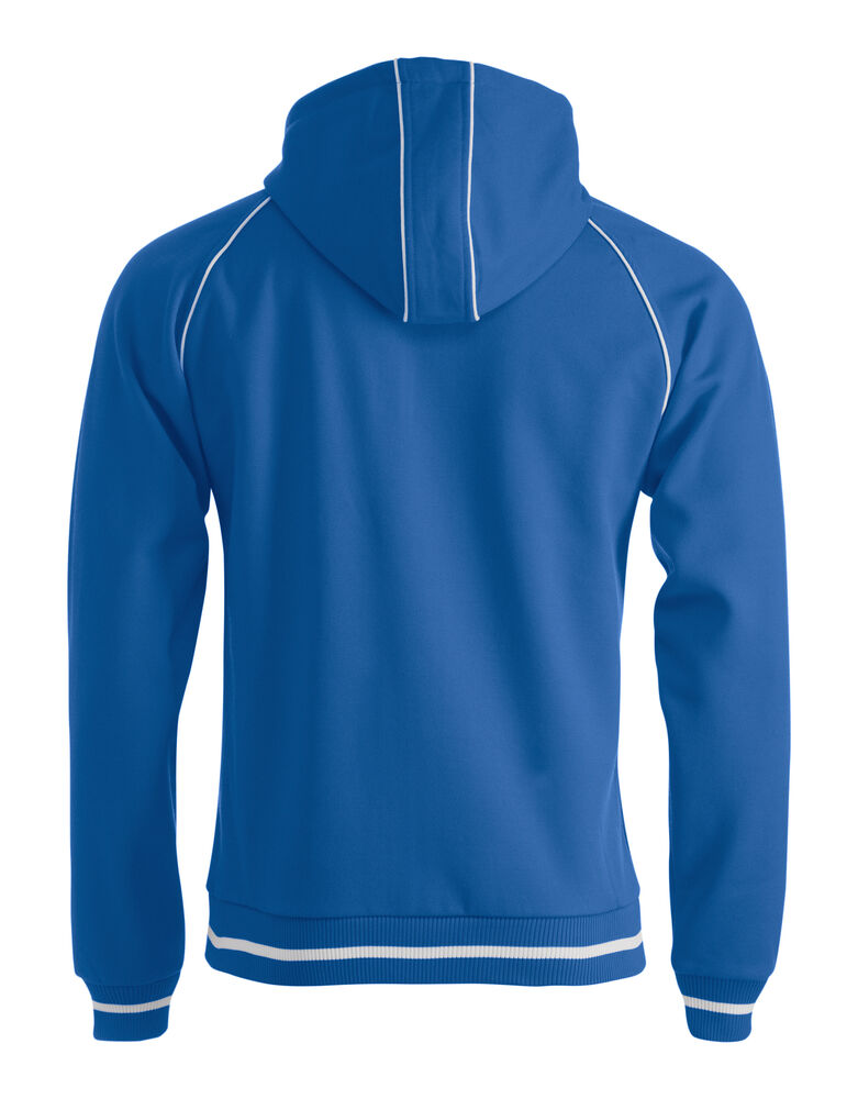 Clique Gerry Hooded Jack Heren kobalt achterkant