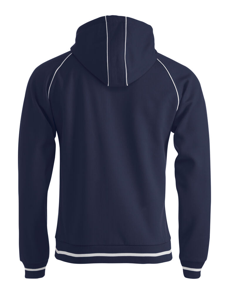 Clique Gerry Hooded Jack Heren dark navy achterkant