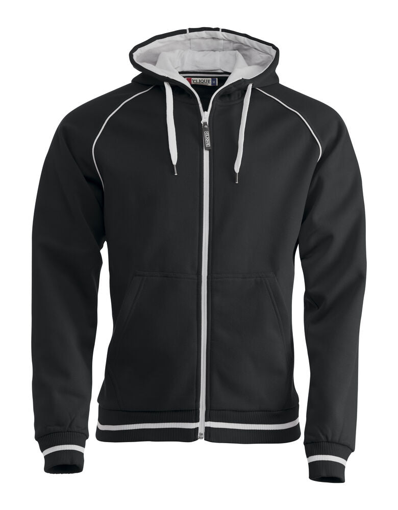 Clique Gerry Hooded Jack Heren zwart