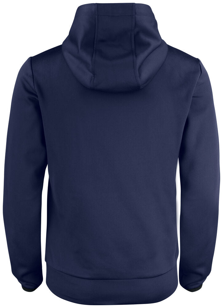 Clique Oakdale Hoody Heren dark navy achterkant