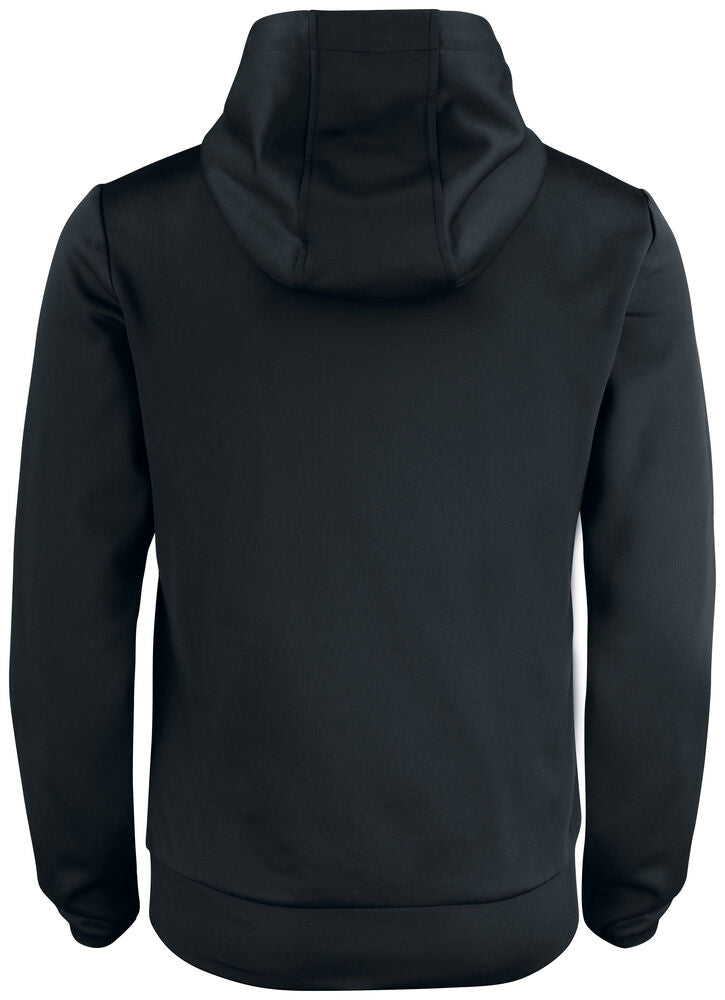 Clique Oakdale Hoody Heren zwart achterkant