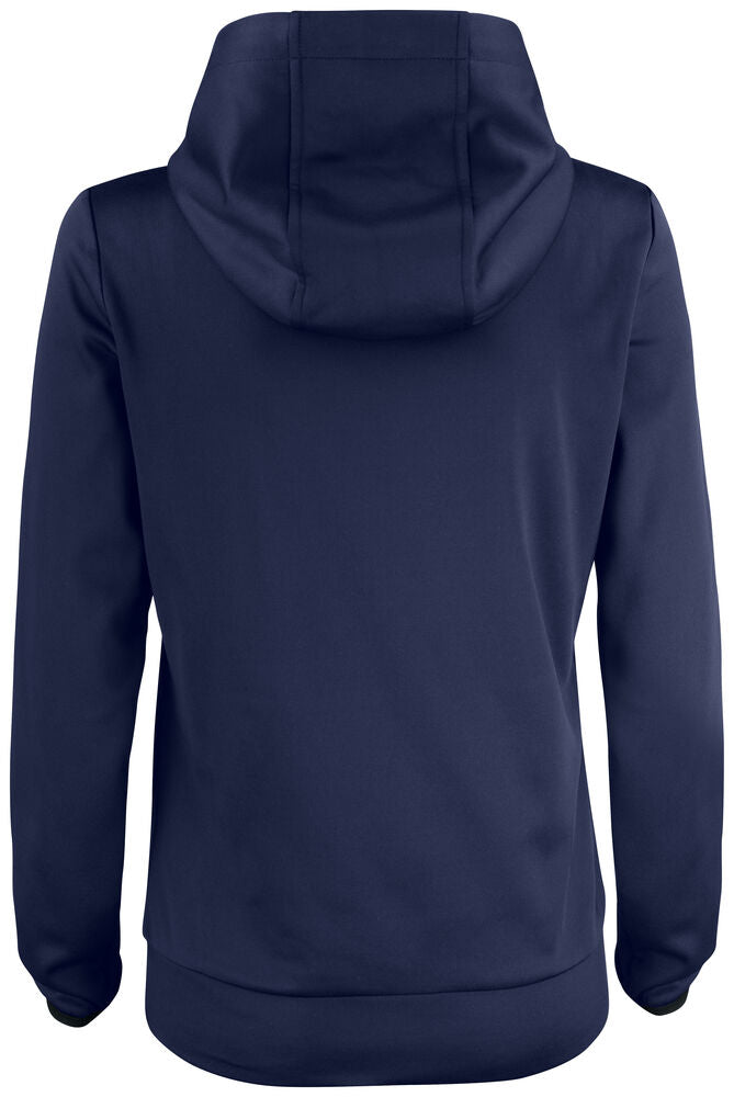 Clique Oakdale Hoody Dames dark navy achterkant