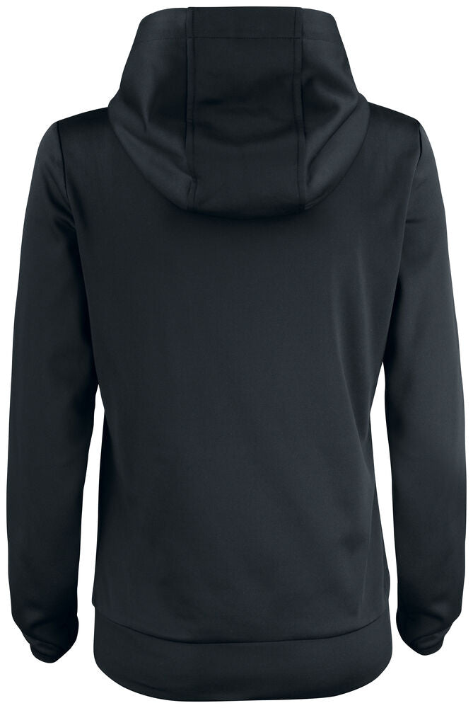 Clique Oakdale Hoody Dames zwart achterkant