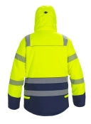 Winterparka Brussel Yellow/Navy - Fluor Geel - Marine