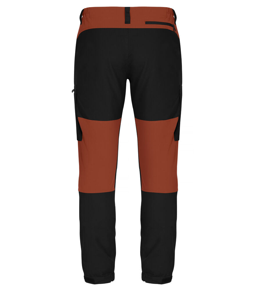 Clique Kenai Pants Heren donker oranje achterkant