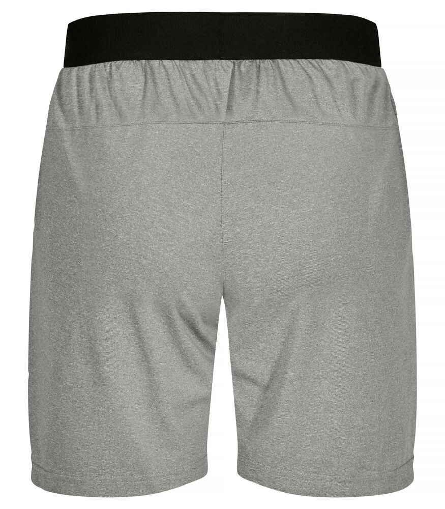 Clique Basic Active Shorts grijsmelange achterkant