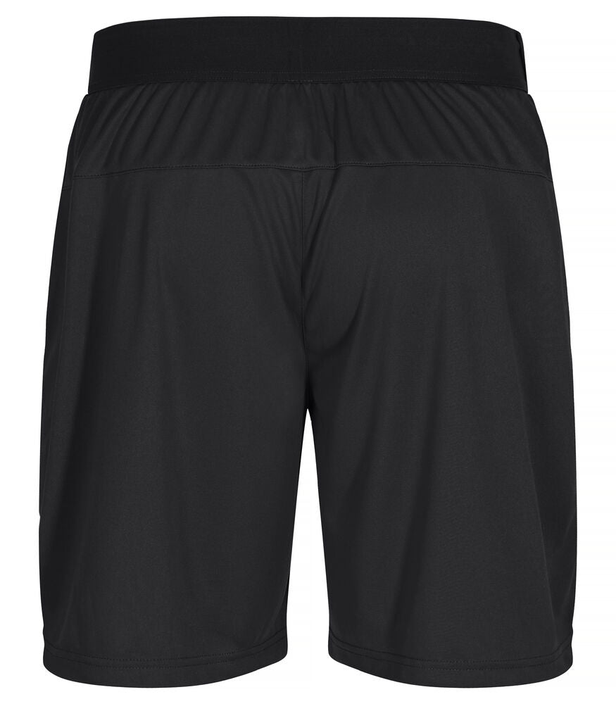 Clique Basic Active Shorts zwart achterkant