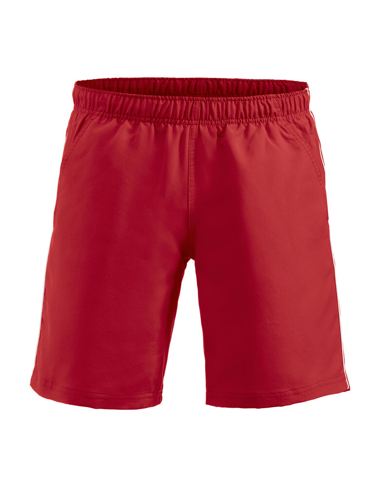 Clique Hollis Shorts rood/wit