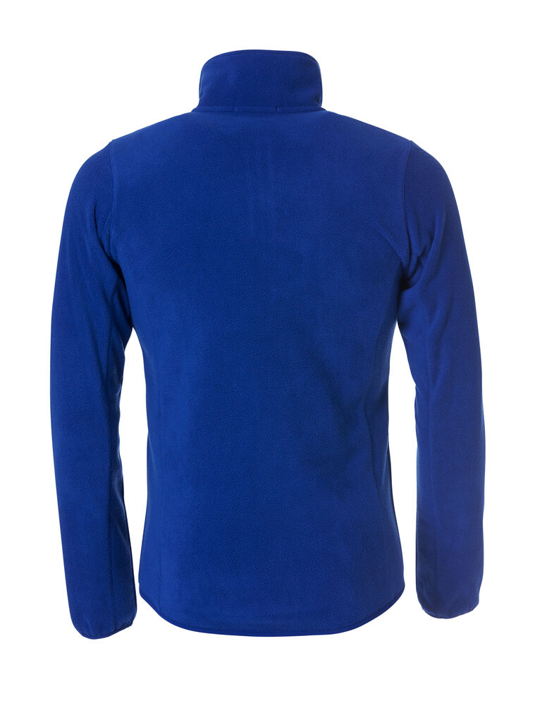 Clique Basic Polar Fleece Jacket kobalt achterkant