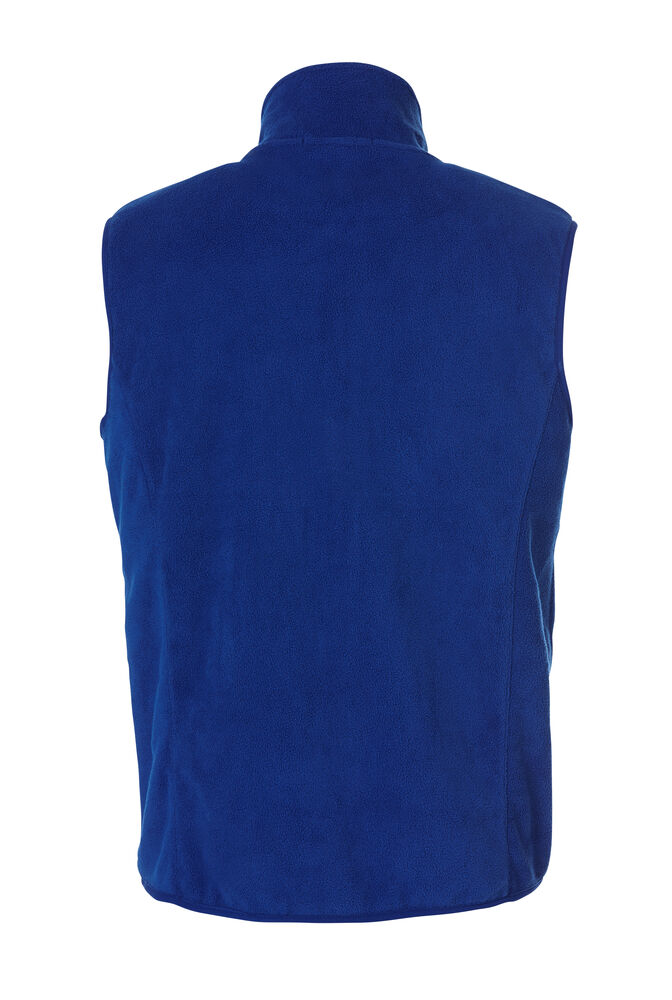 Clique Basic Polar Fleece Vest kobalt achterkant