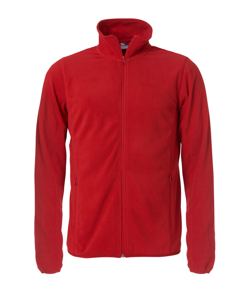 Clique Basic Micro Fleece Jacket Heren rood