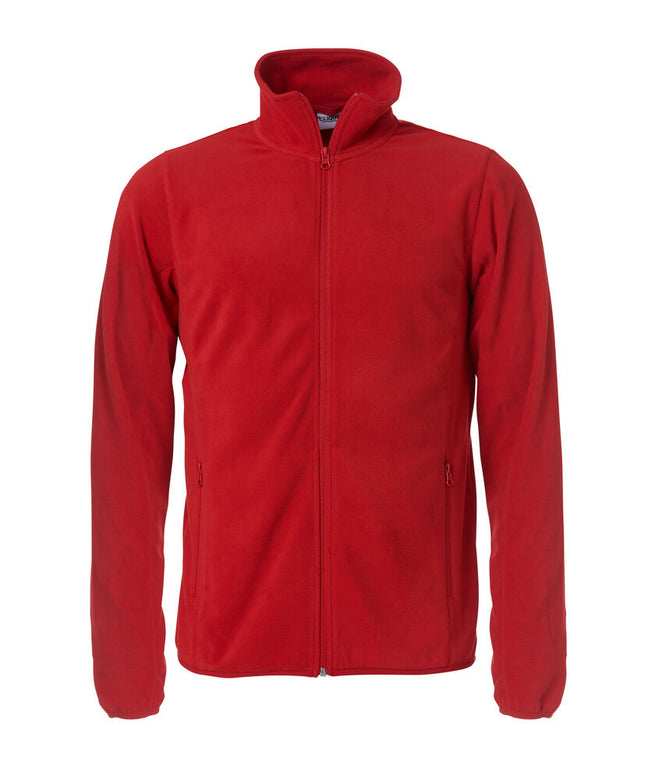 Clique Basic Micro Fleece Jacket Heren rood